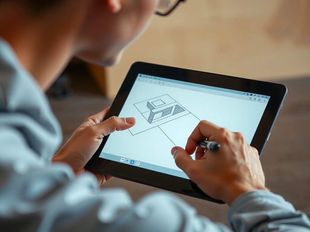 Sketch of game level geometry